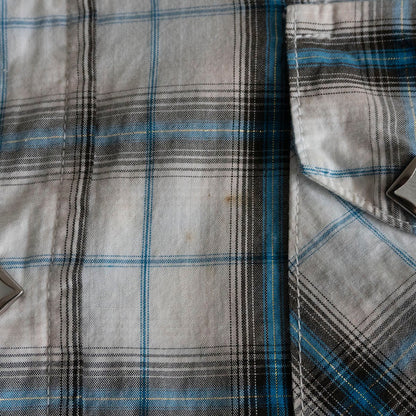 DOUBLEWORKS Plaid Western Shirt Size 36