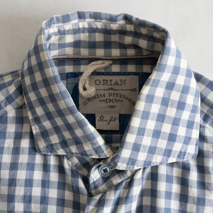 ORIAN DENIM DIVISION SLIM FT CHECK SHIRTS Size 38