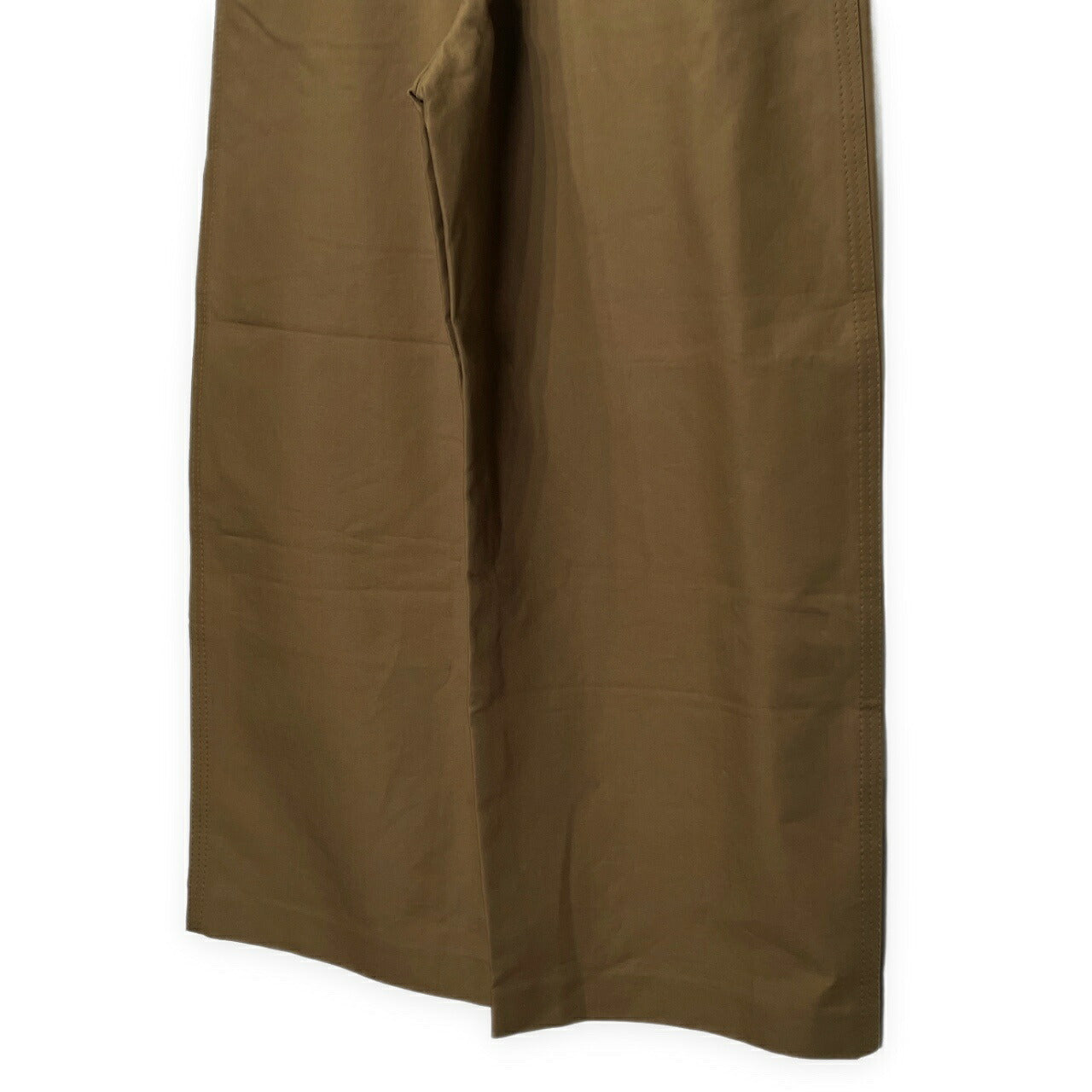 Acne Studios Cotton Twill Wide-Leg Trousers Khaki Size 48
