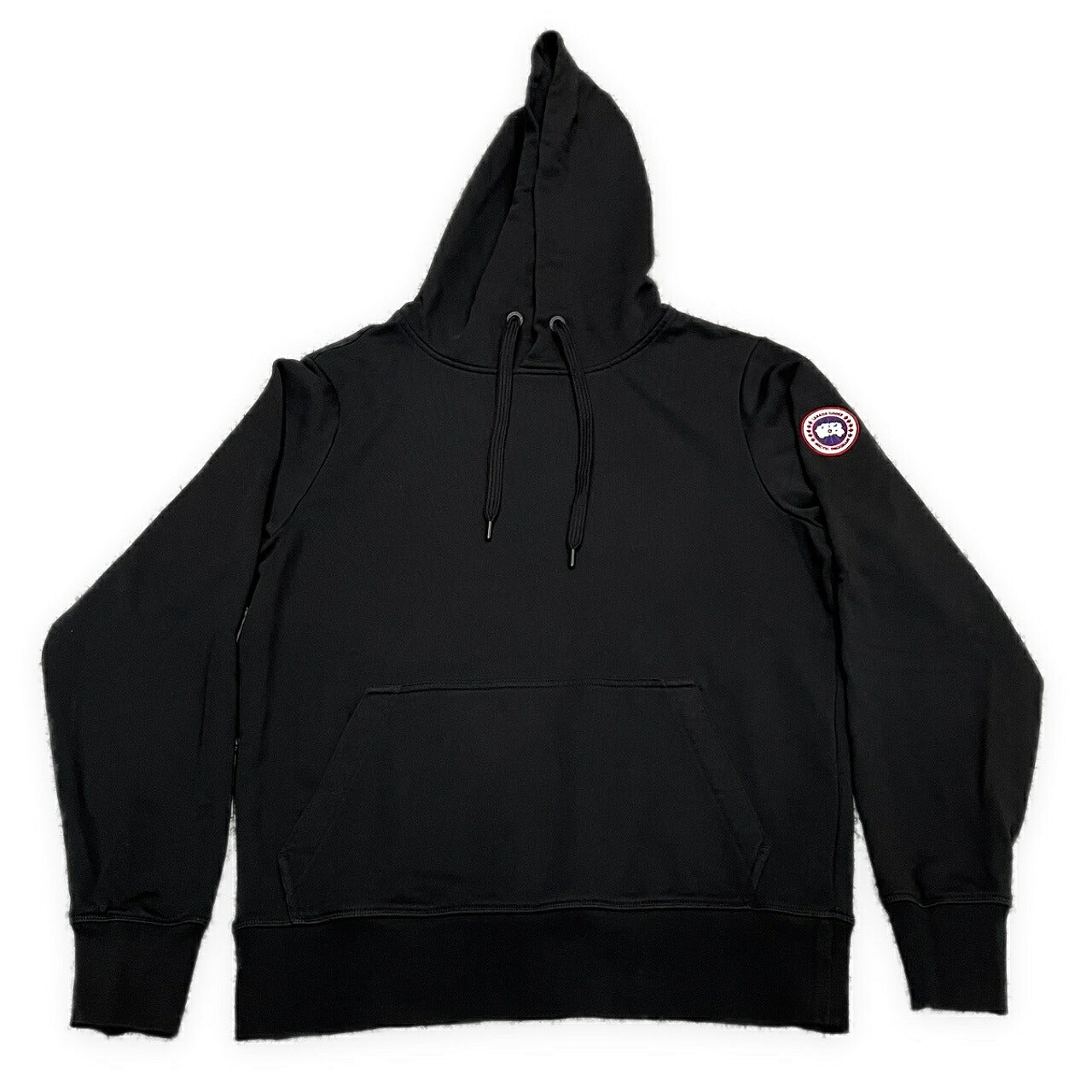 CANADA GOOSE Black Huron Cotton Hoodie Size XS