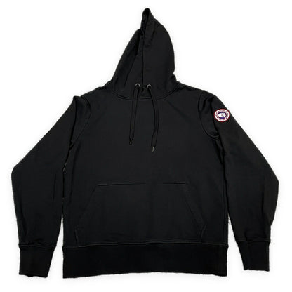 CANADA GOOSE Black Huron Cotton Hoodie Size XS