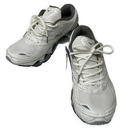 MIZUNO WAVE PROPHECY Long Sleeve White Silver Sneakers Size 27.5