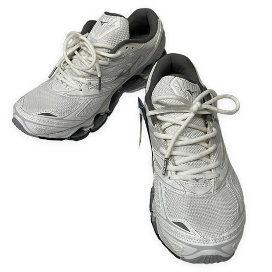 MIZUNO WAVE PROPHECY Long Sleeve White Silver Sneakers Size 27.5