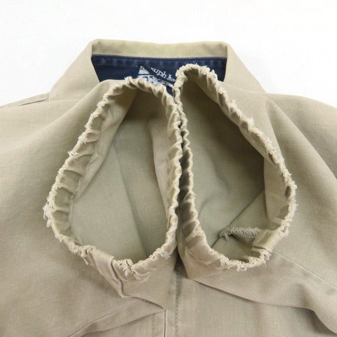 Polo Ralph Lauren Triangle Tag Swing Polo Beige Size M