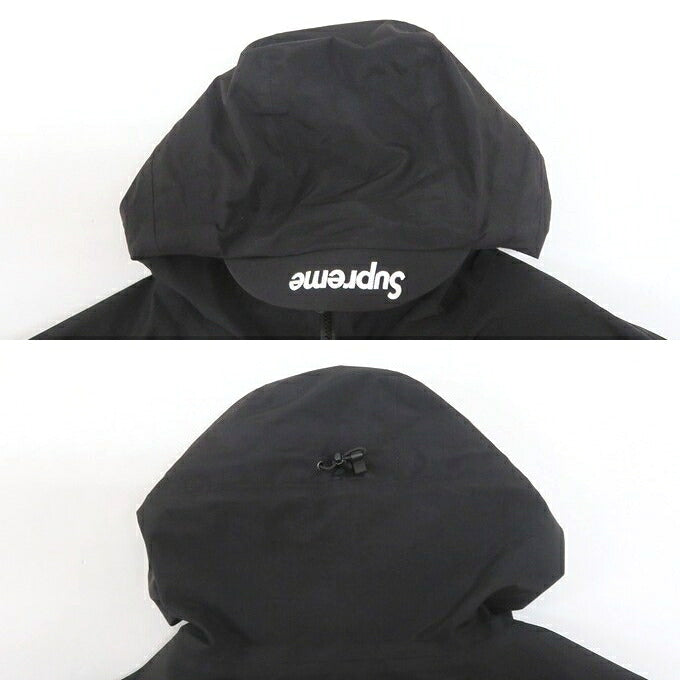 Supreme x TNF Taped Seam Shell Jacket Black/Yellow Size XL