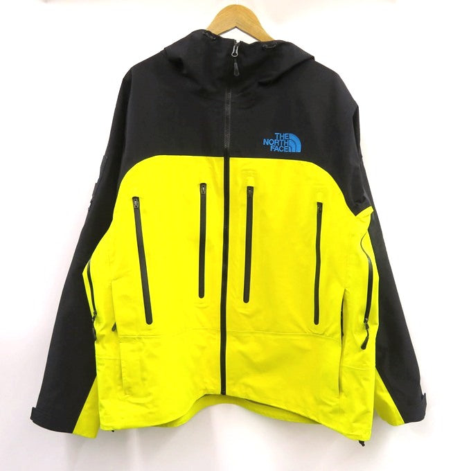 Supreme x TNF Taped Seam Shell Jacket Black/Yellow Size XL