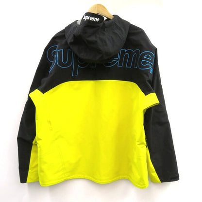 Supreme x TNF Taped Seam Shell Jacket Black/Yellow Size XL