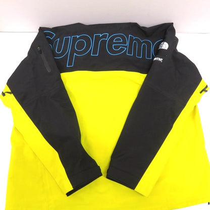 Supreme x TNF Taped Seam Shell Jacket Black/Yellow Size XL