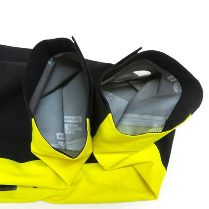 Supreme x TNF Taped Seam Shell Jacket Black/Yellow Size XL