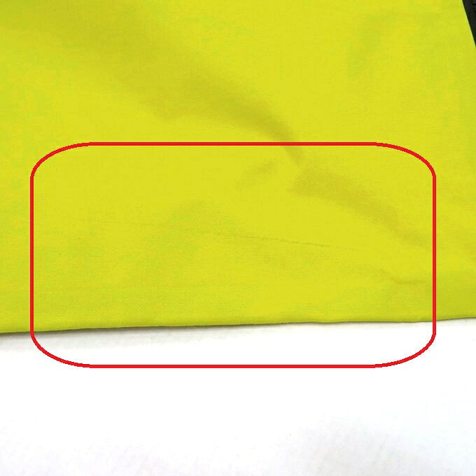 Supreme x TNF Taped Seam Shell Jacket Black/Yellow Size XL