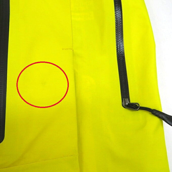 Supreme x TNF Taped Seam Shell Jacket Black/Yellow Size XL