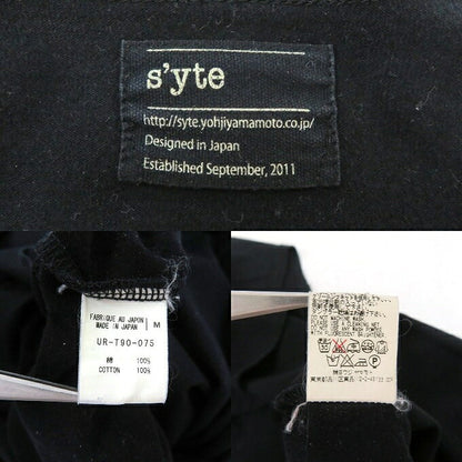 S'YTE Yohji Yamamoto Long Sleeve T-Shirt Black Size M