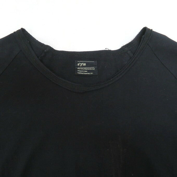S'YTE Yohji Yamamoto Long Sleeve T-Shirt Black Size M