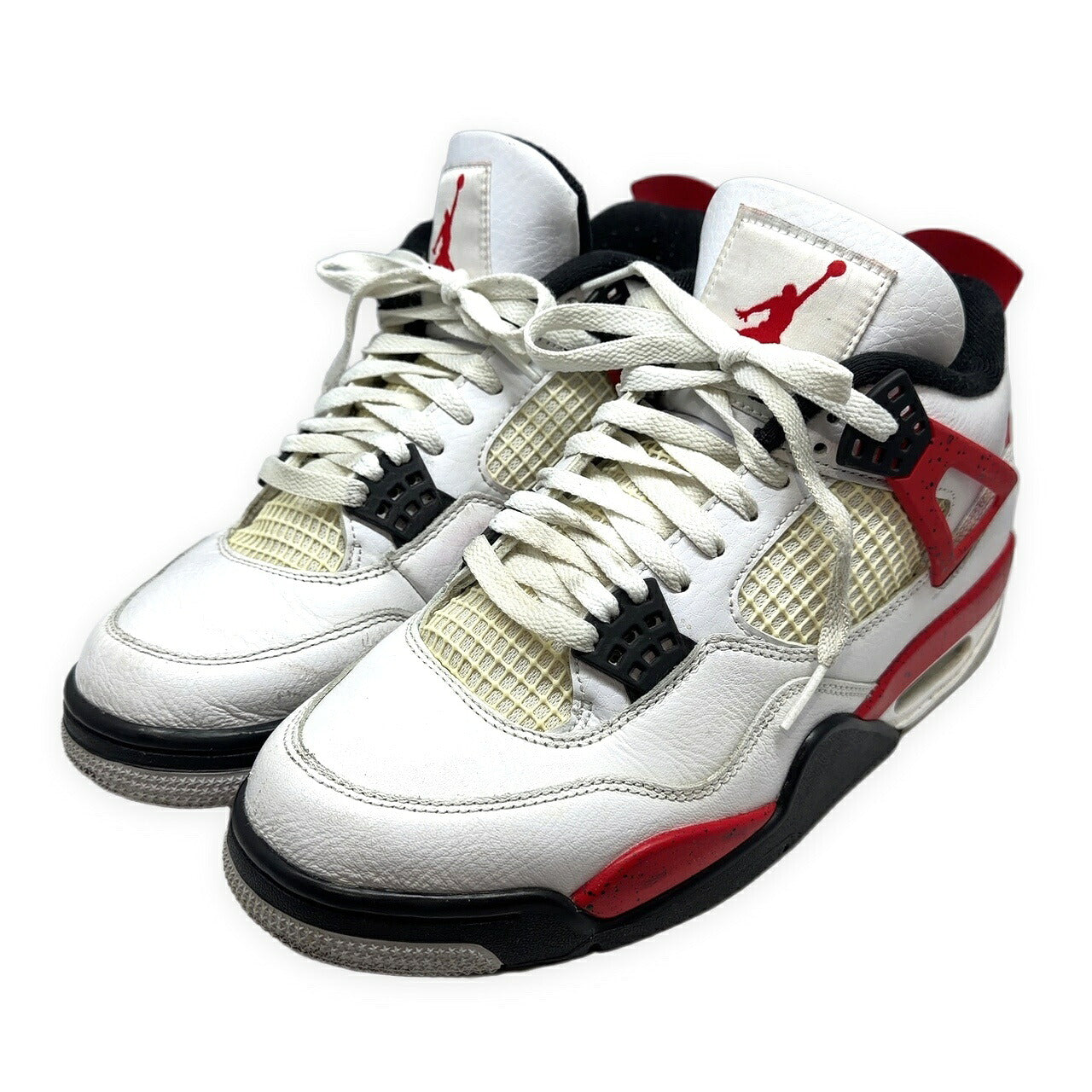 Retro Red Cement Air Jordan 4 Hi-Top Sneakers Size 26.5