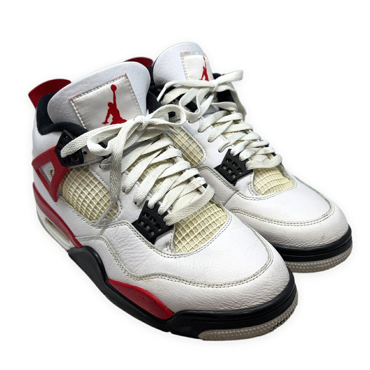 Retro Red Cement Air Jordan 4 Hi-Top Sneakers Size 26.5