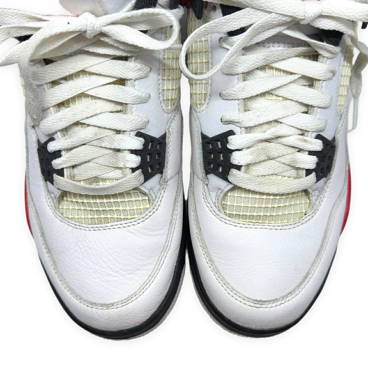 Retro Red Cement Air Jordan 4 Hi-Top Sneakers Size 26.5