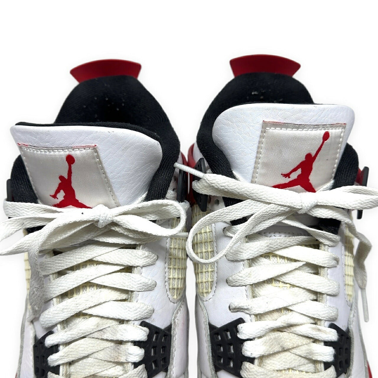 Retro Red Cement Air Jordan 4 Hi-Top Sneakers Size 26.5