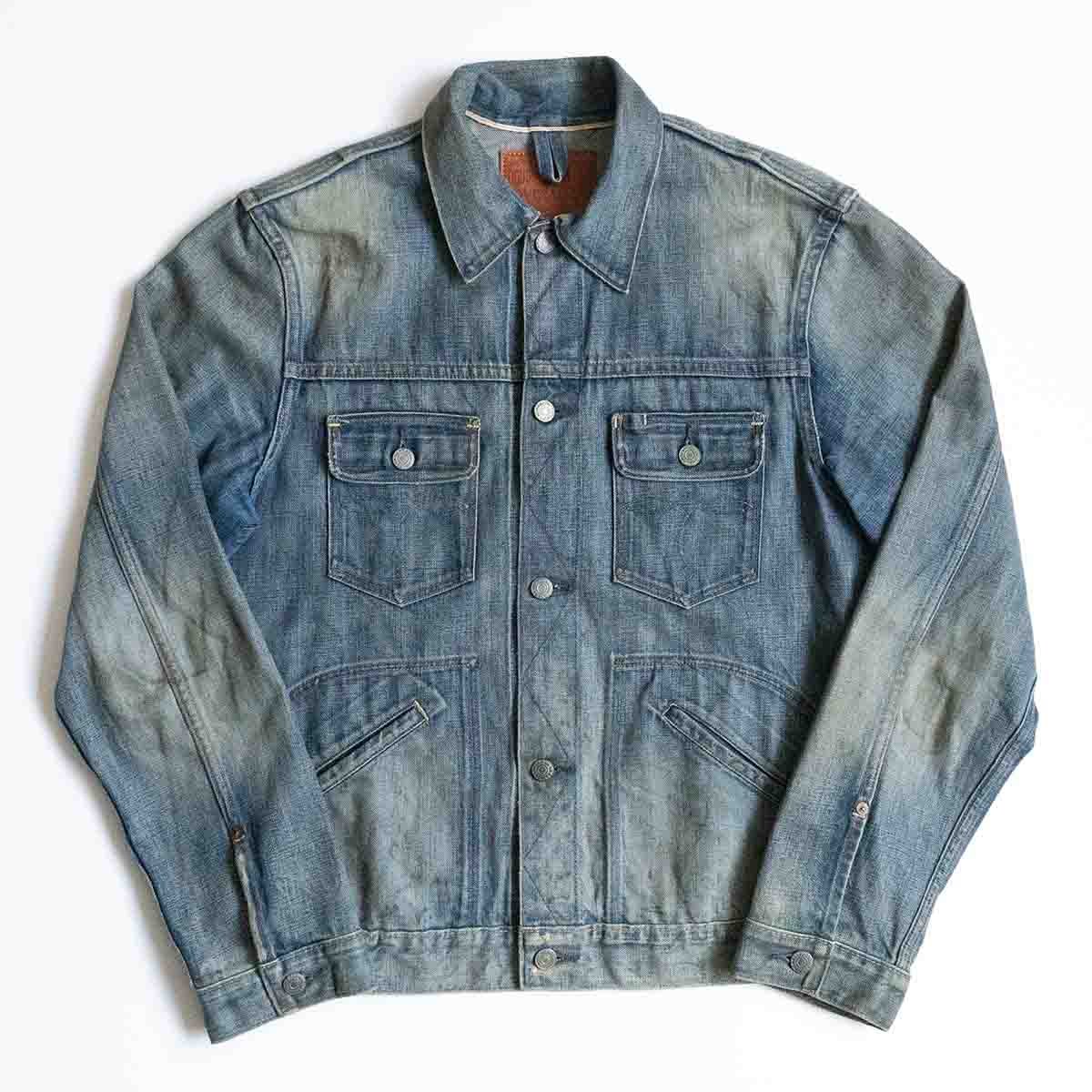 RRL New Roper Jacket Vintage Wash Denim Size M