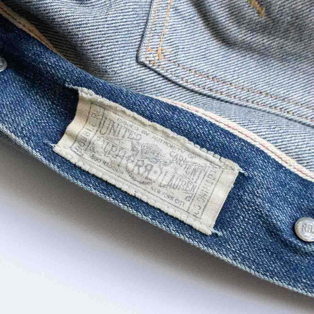 RRL New Roper Jacket Vintage Wash Denim Size M