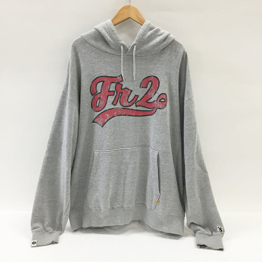 SAPEur x FR2 Smoking Kills Rodman Hoodie Gray Size XL