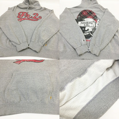 SAPEur x FR2 Smoking Kills Rodman Hoodie Gray Size XL