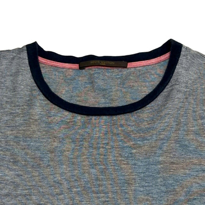 LOUIS VUITTON Cotton Pocket T-Shirt Gray Size L