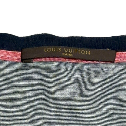 LOUIS VUITTON Cotton Pocket T-Shirt Gray Size L