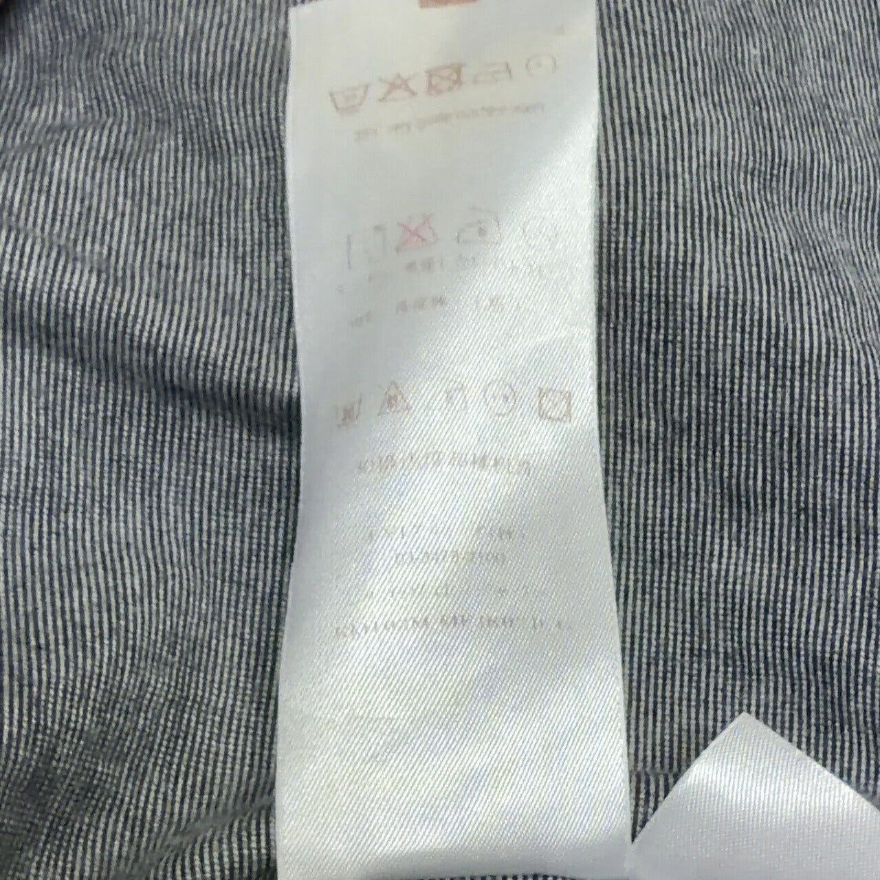 LOUIS VUITTON Cotton Pocket T-Shirt Gray Size L