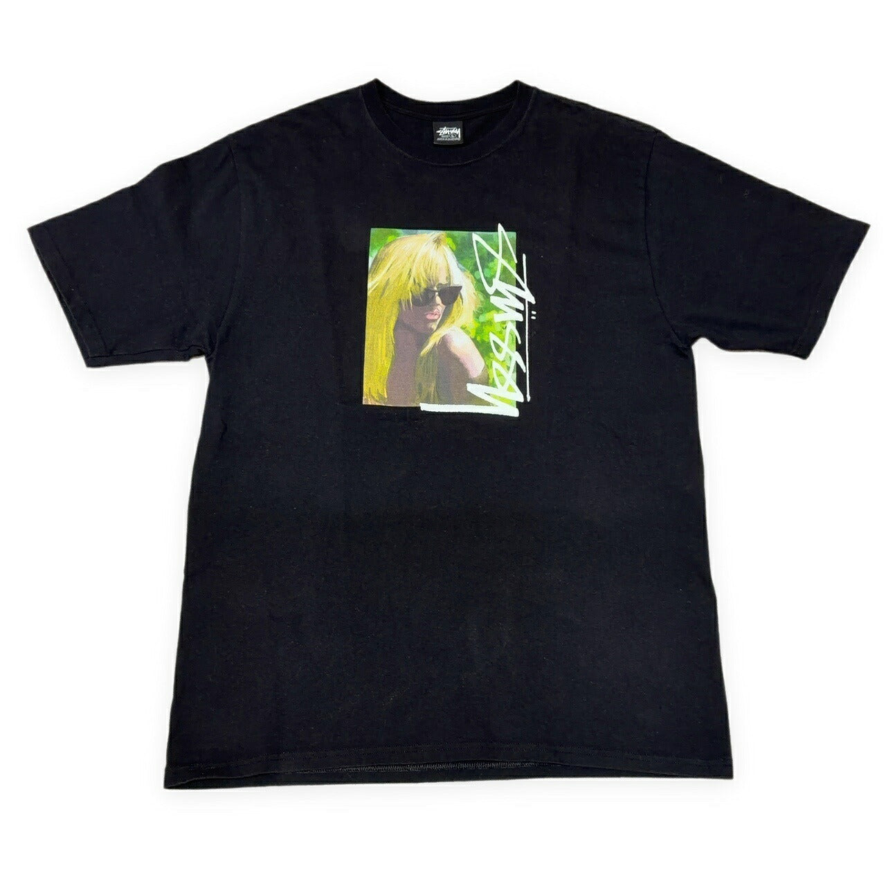 STUSSY 25SS Laura Graphic Cotton T-Shirt Size L