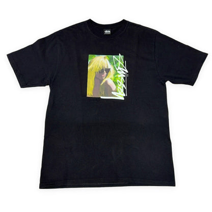 STUSSY 25SS Laura Graphic Cotton T-Shirt Size L