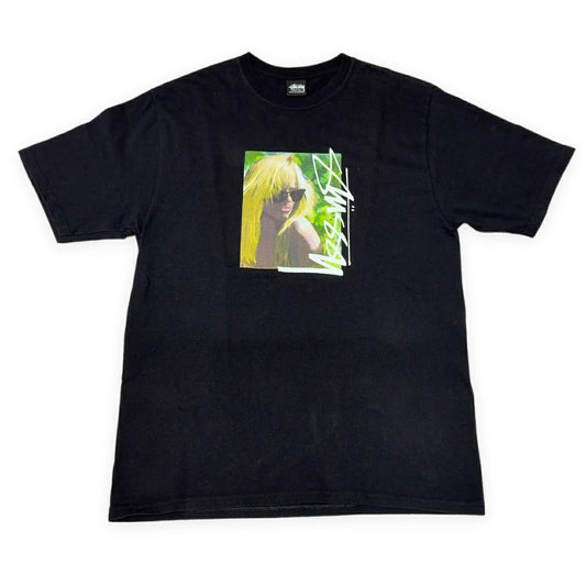 STUSSY 25SS Laura Graphic Cotton T-Shirt Size L