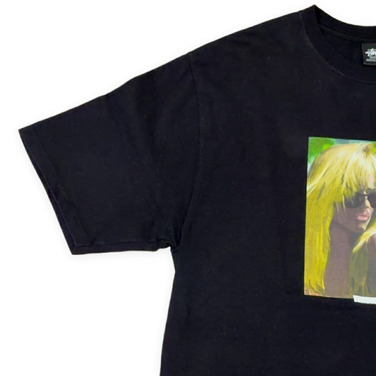 STUSSY 25SS Laura Graphic Cotton T-Shirt Size L