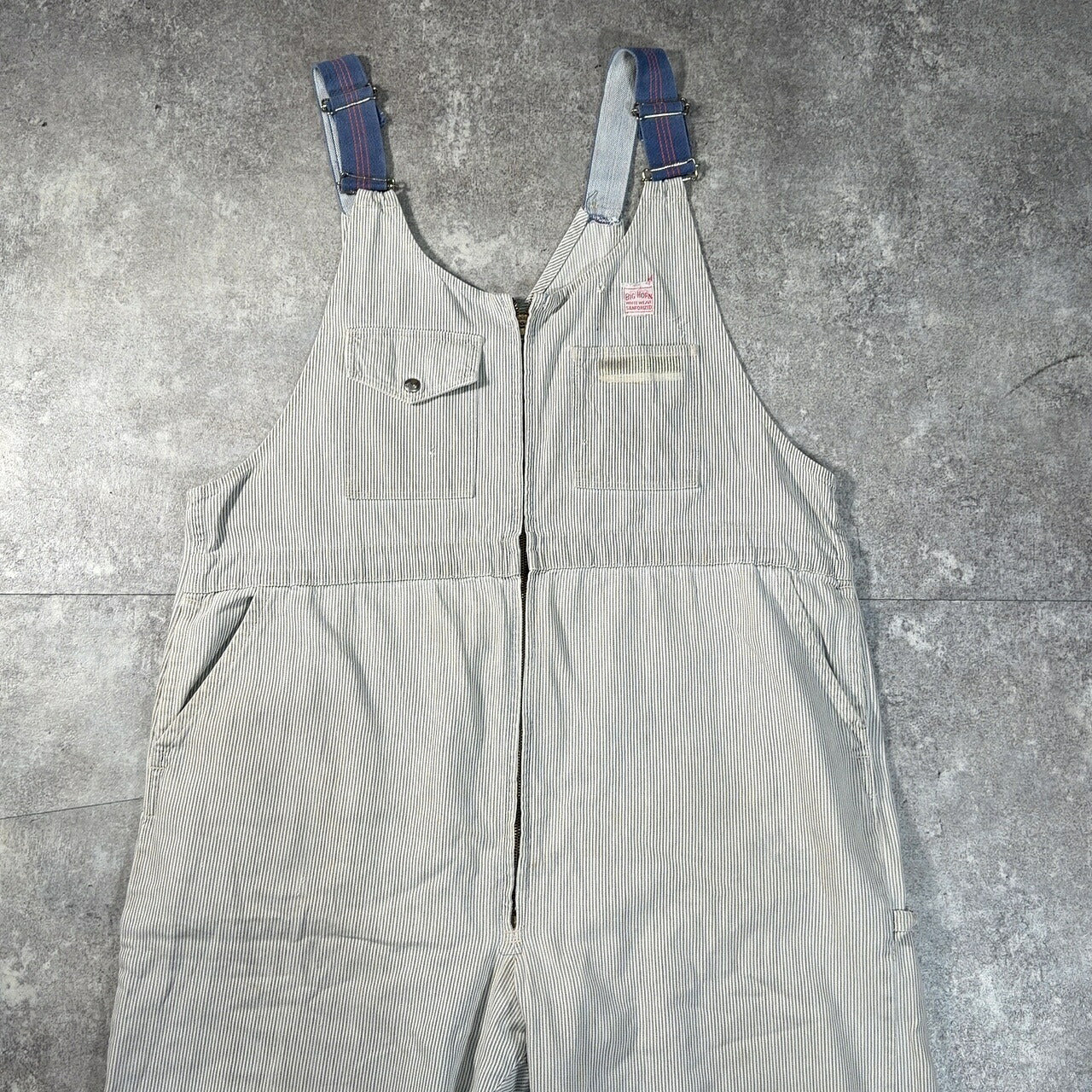 BIG HORN Vintage 60s-70s White Cotton Overalls