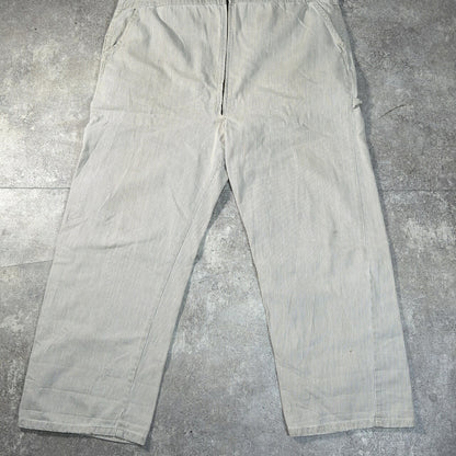 BIG HORN Vintage 60s-70s White Cotton Overalls