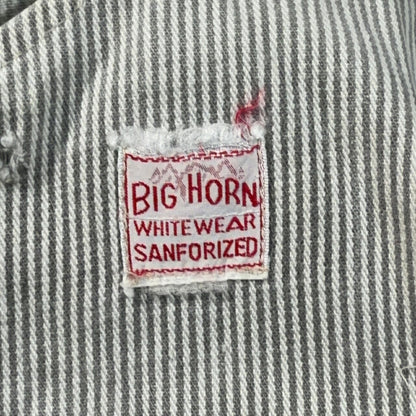 BIG HORN Vintage 60s-70s White Cotton Overalls