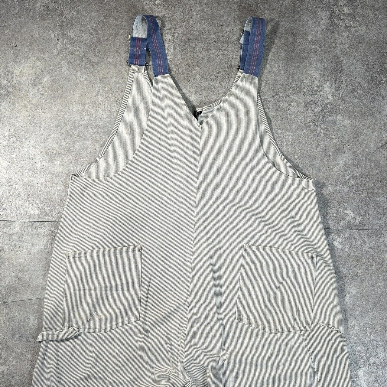 BIG HORN Vintage 60s-70s White Cotton Overalls