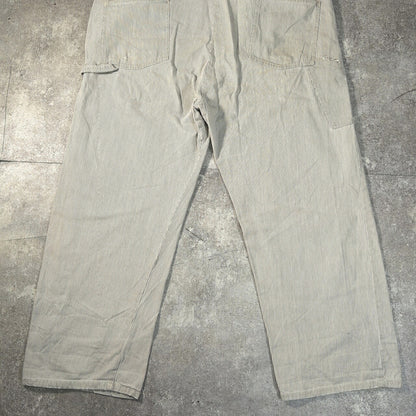BIG HORN Vintage 60s-70s White Cotton Overalls