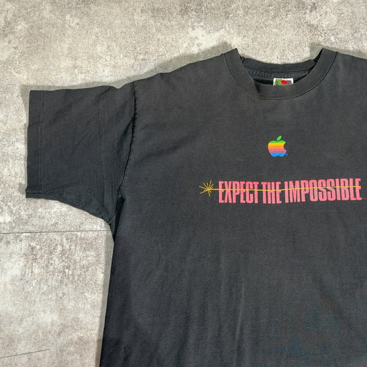 FRUIT OF THE LOOM 90s Apple x M:I Promo T-Shirt Size XL