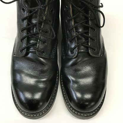 RED WING Beckman Work Boots Black Size 27.5
