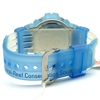 G-SHOCK WCCS Blue Skeleton Double EL Watch Size ONE SIZE