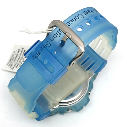 G-SHOCK WCCS Blue Skeleton Double EL Watch Size ONE SIZE