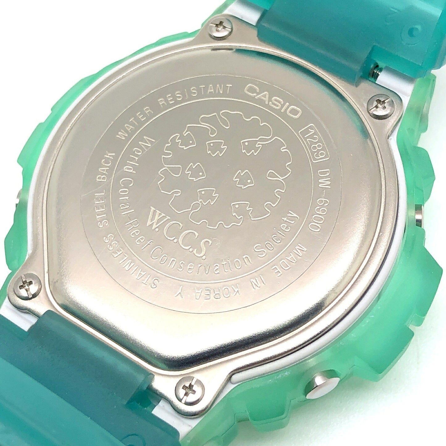 G-SHOCK DW-6900WC-3T WCCS Green Skeleton Watch Size ONE SIZE