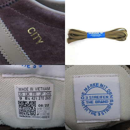 adidas City Shoes "Brown" Brown Sneakers Size 27cm