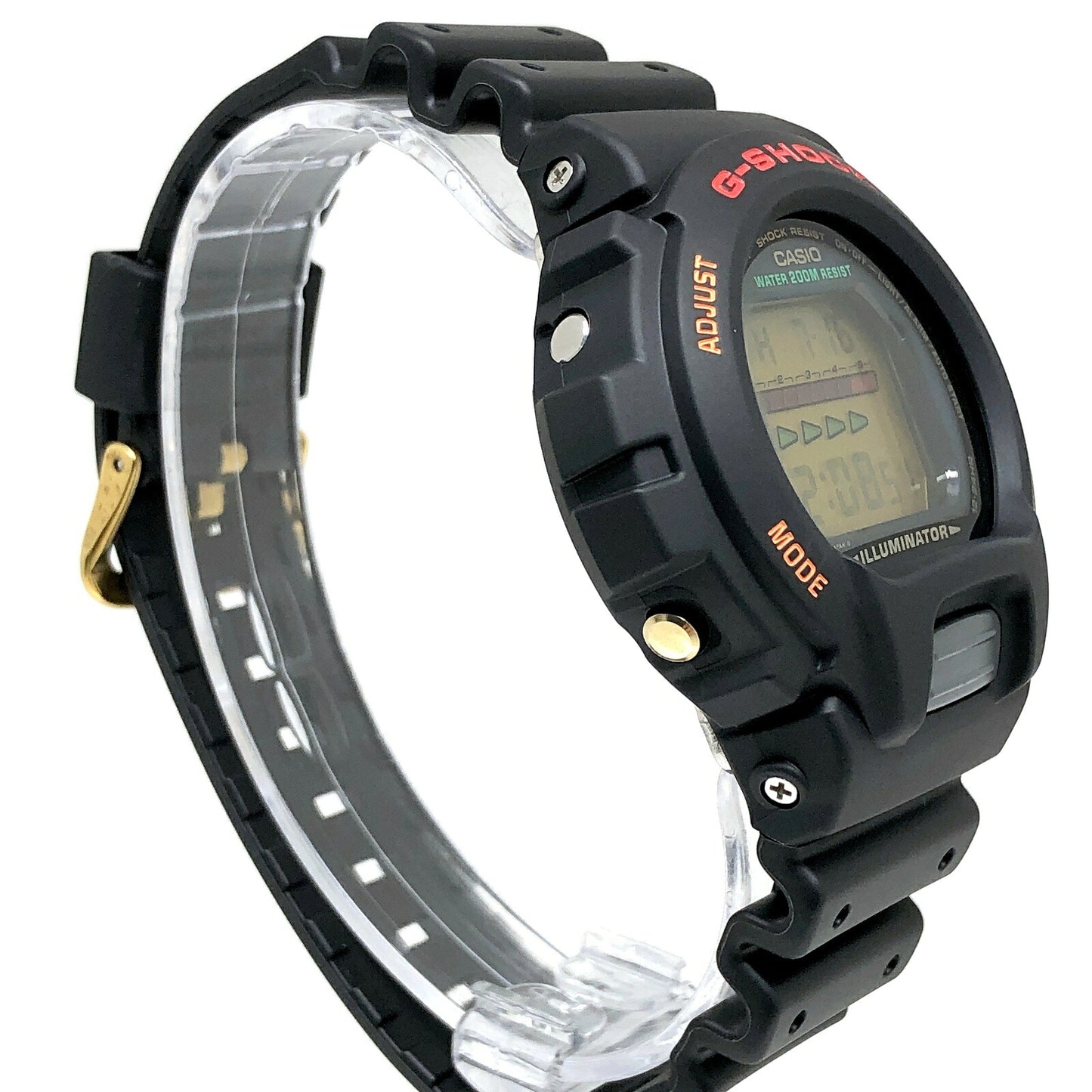 G-SHOCK DW-6600G-9V Illuminator Watch Gold LCD Size ONE SIZE