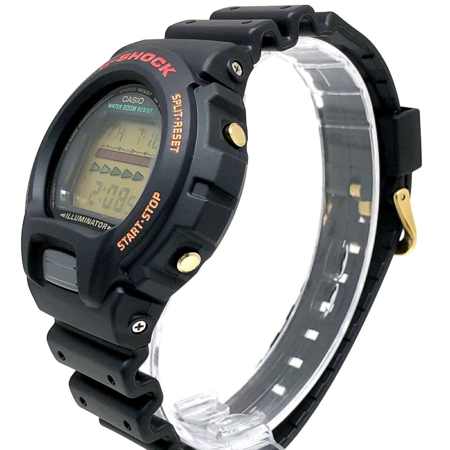 G-SHOCK DW-6600G-9V Illuminator Watch Gold LCD Size ONE SIZE