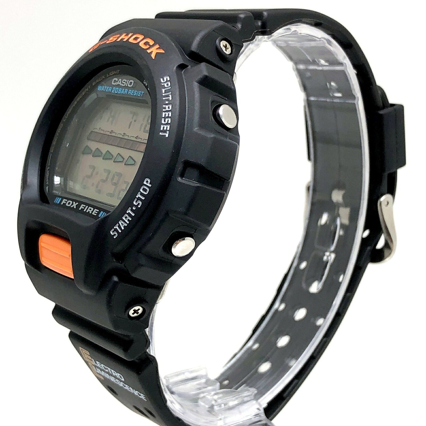 G-SHOCK DW-6600B-1A Fox Fire 90s EL Watch Size ONE SIZE