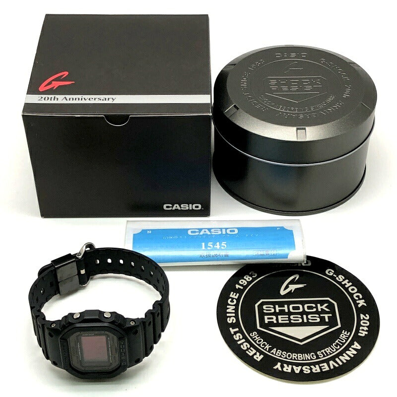 G-SHOCK 20th Anniversary DW-5000ML-1 LCD Watch Size ONE SIZE