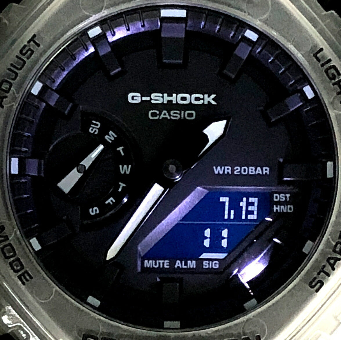 G-SHOCK GA-2100SKE-7A Skeleton Casioak Watch Size ONE SIZE