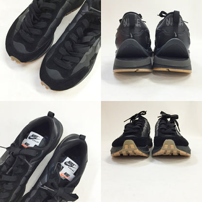 SACAI x Nike Vaporwaffle Black Sneakers Size 9.5