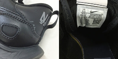 SACAI x Nike Vaporwaffle Black Sneakers Size 9.5